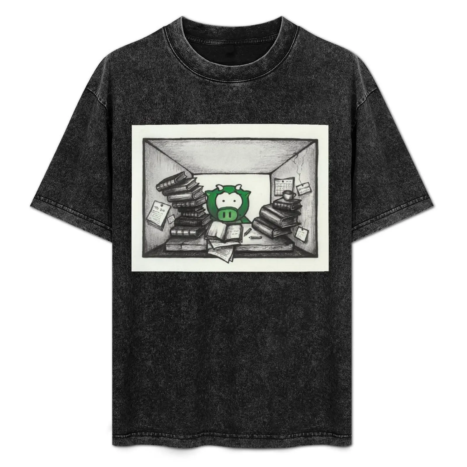 

Stressed Smol Dragon T-Shirt man t shirt graphic anime tshirt T-Shirt