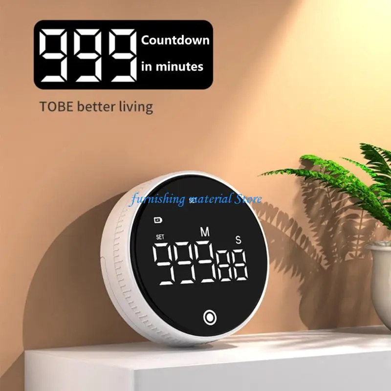 Y5GD Double Function Timer Mechanical & Digital Device for Cooking Study Timing Tasks