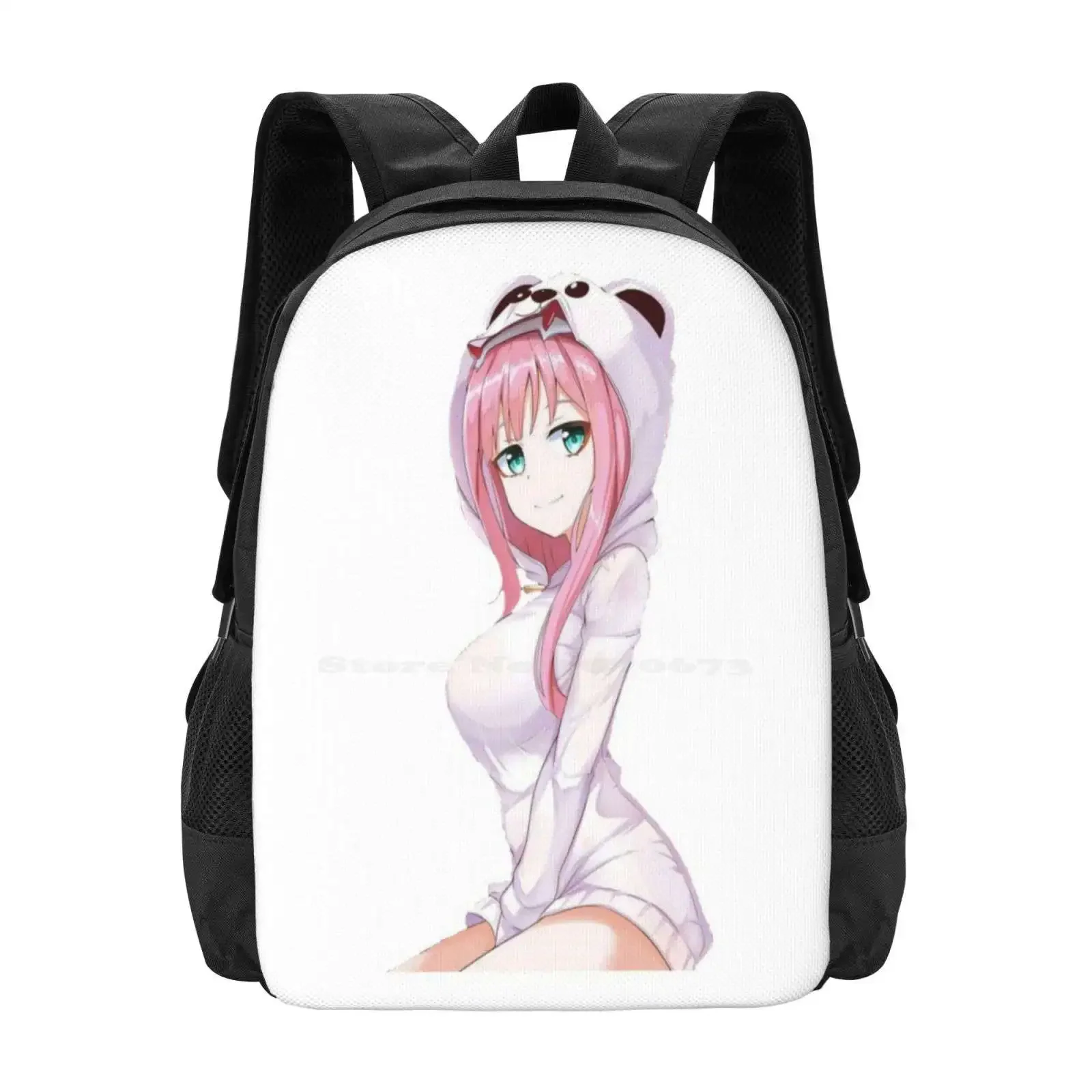 

Pattern Design Bag Student's Backpack 002 Manga Hiro Zerotwo Ichigo Waifu Kawaii Hentai Lewd Mecha Weeb