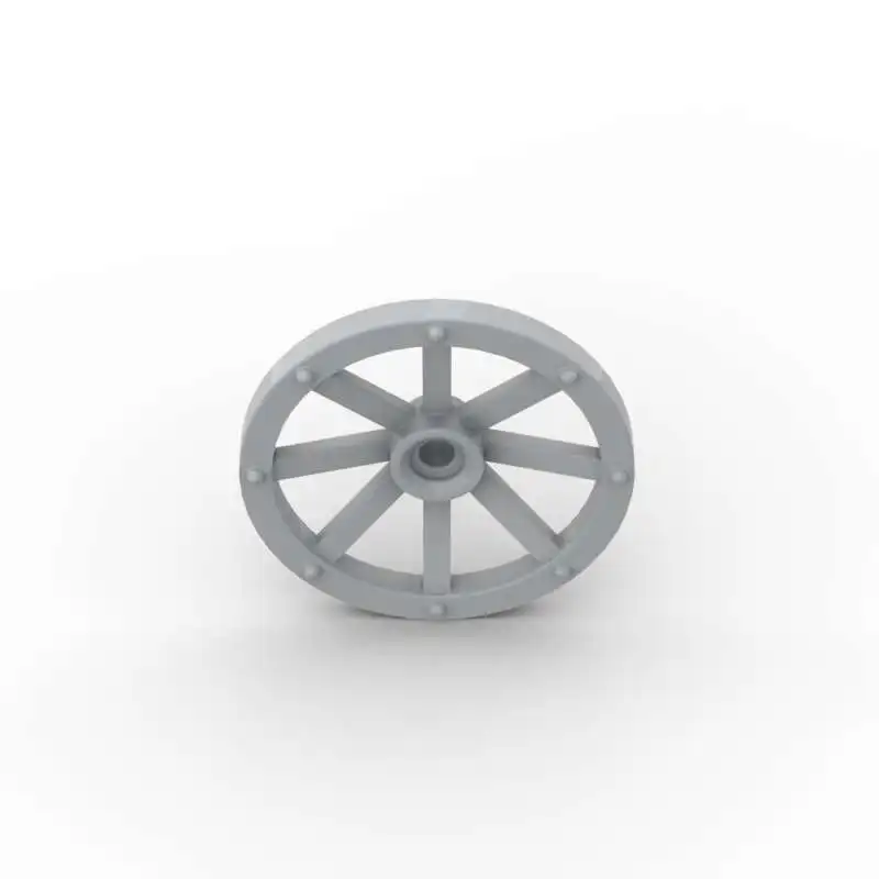 MOC 10PCS 4489 Wheel Wagon Large 33mm Building Blocks Notched For Holder Pin Bricks Particle DIY Toy For Children Birthday Gift
