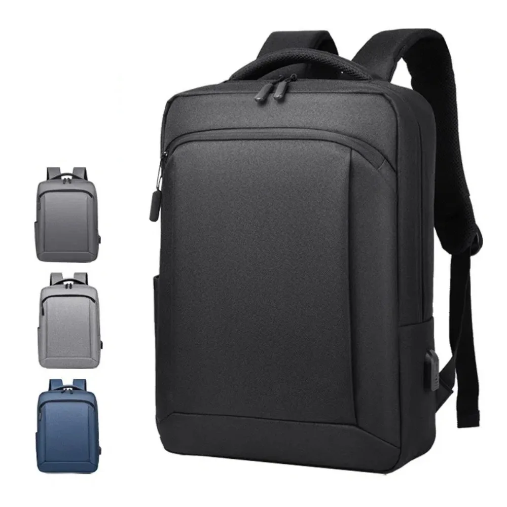 

Casual 15.6 Inch Man Backpacks Oxford Lightweight Laptop Backpacks Waterproof USB Charging Business Bag For School Travel