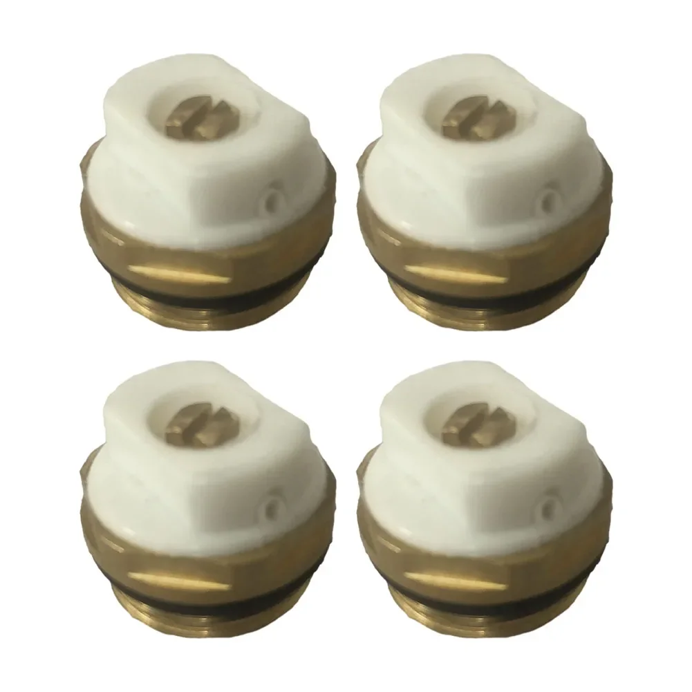 

1pc 1/2 Inch Adjustable Brass Air Vent Radiator Bleed Valve Blanking Plug Home Improvement Ventilation System Accessories