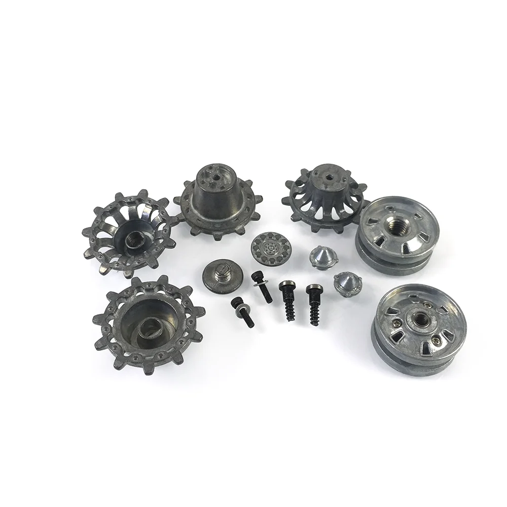 Mato 1/16 Heng Long Challenger II RC Tank Metal Sprockets Idlers W/ Bearing MT203 TH00909-SMT4