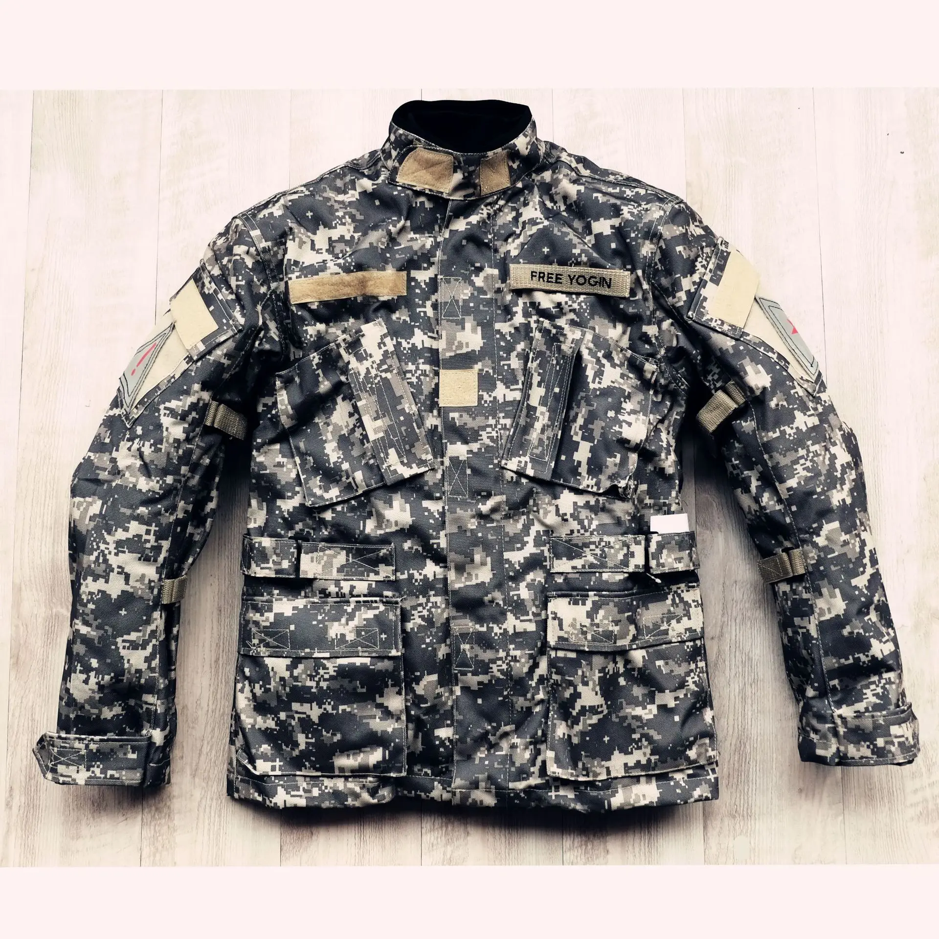 Autumn and Winter Riding Clothes Men's Motorcycle Camouflage Suit Racing Clothes Fall Proof Clothes Windproof and Warm