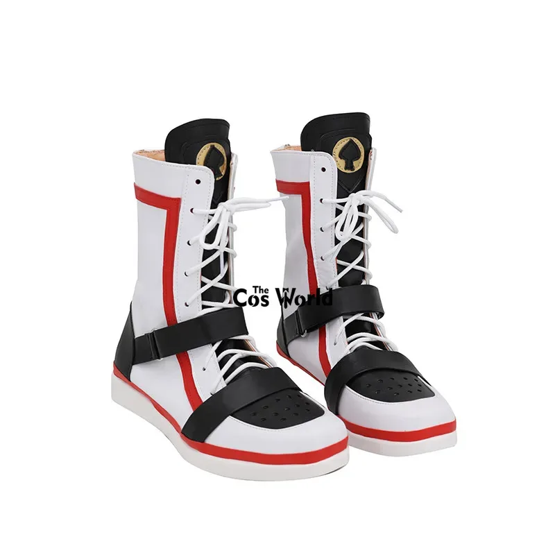 Twisted Wonderland Deuce Spade Games Customize Cosplay Flat Shoes Boots