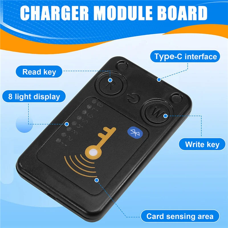 A99E-5X 8 slots 13.56MHZ/125KHZ Chameleonu Emulador de cartão inteligente sem contato compatível com ferramenta NFC para sistema RFID