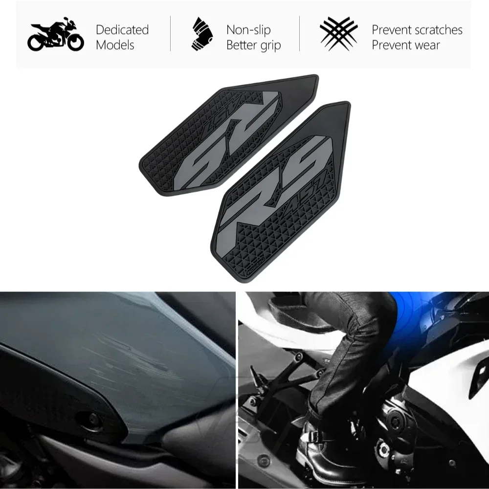 Motorcycle Non-slip Side Tank Pad for Aprilia RS 457 (2025-2026)
