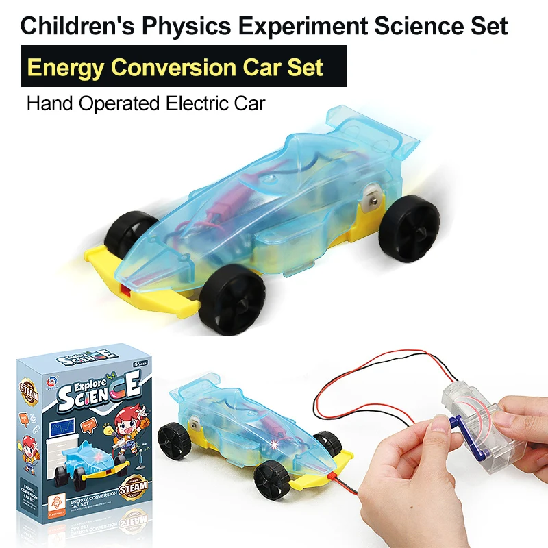 

Energy Conversion Car Electricity Physical Science Experiment DIY Assembly of Steam Puzzle Toys