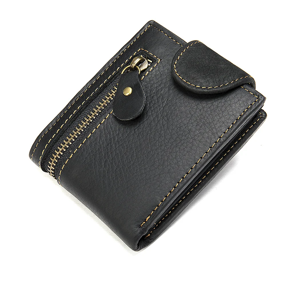 Wallets For Men And Coins Credit Cards Small Wallet Money Cash Purse Short Clutch Bags Zipper Hasp Pocket Husband Boy