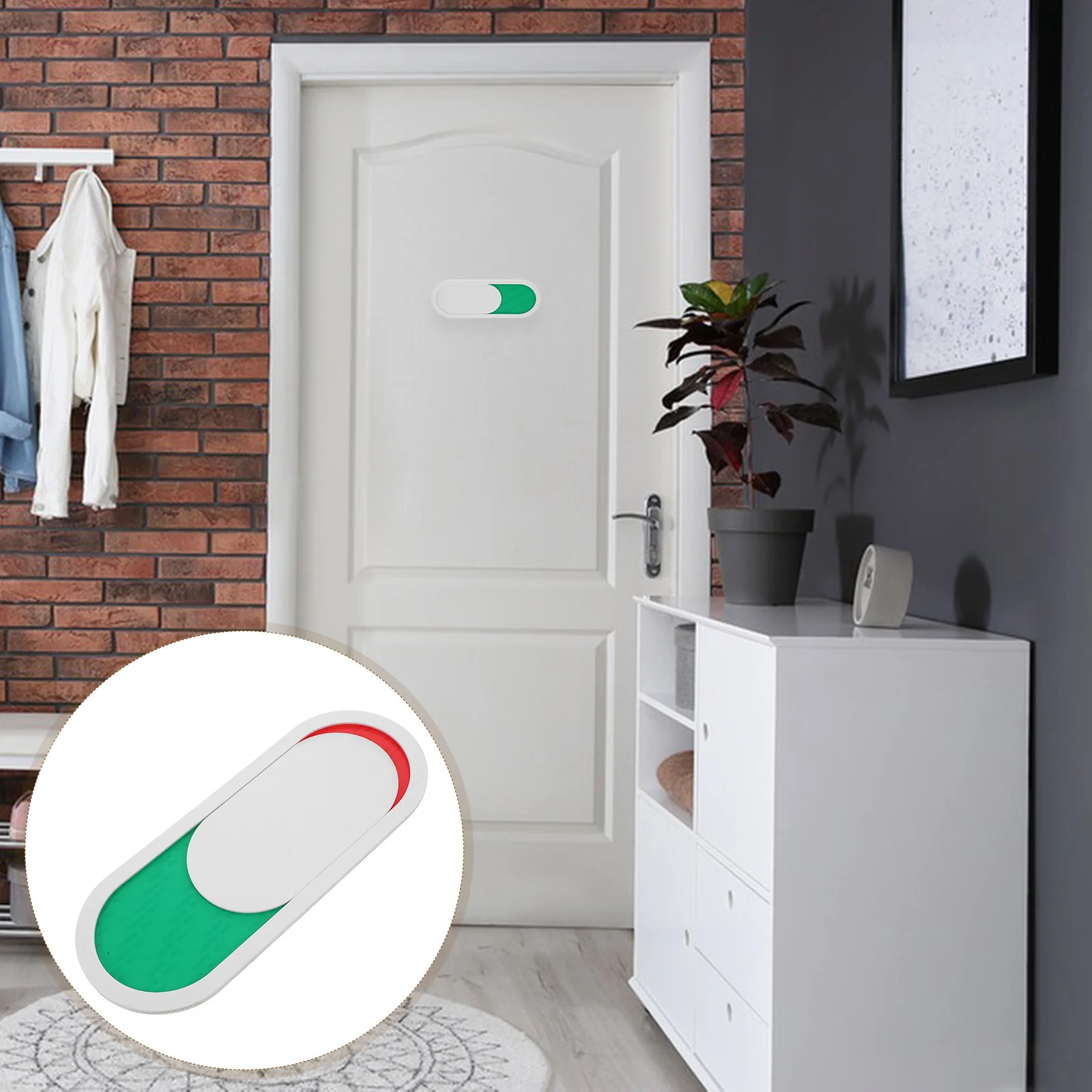 AOKWAWALIY Privacy Sign Occupied Vacant Slider Door Indicator for Home Office Hotel Conference Room