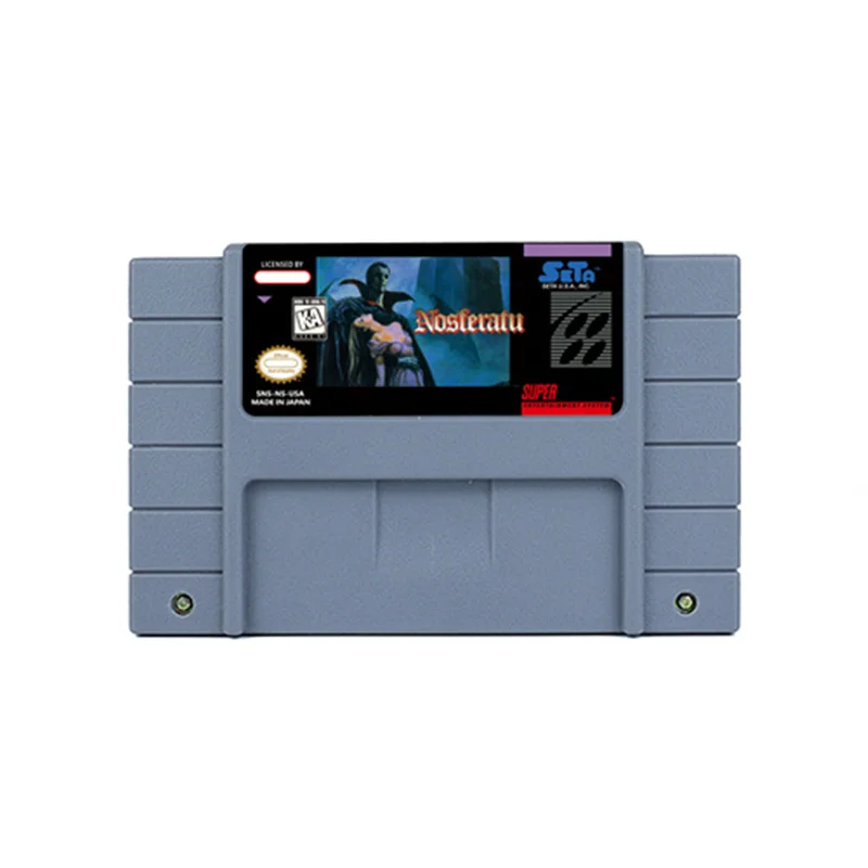 

Nosferatu Action Game for SNES 16 BitRetro Cart Children Gift