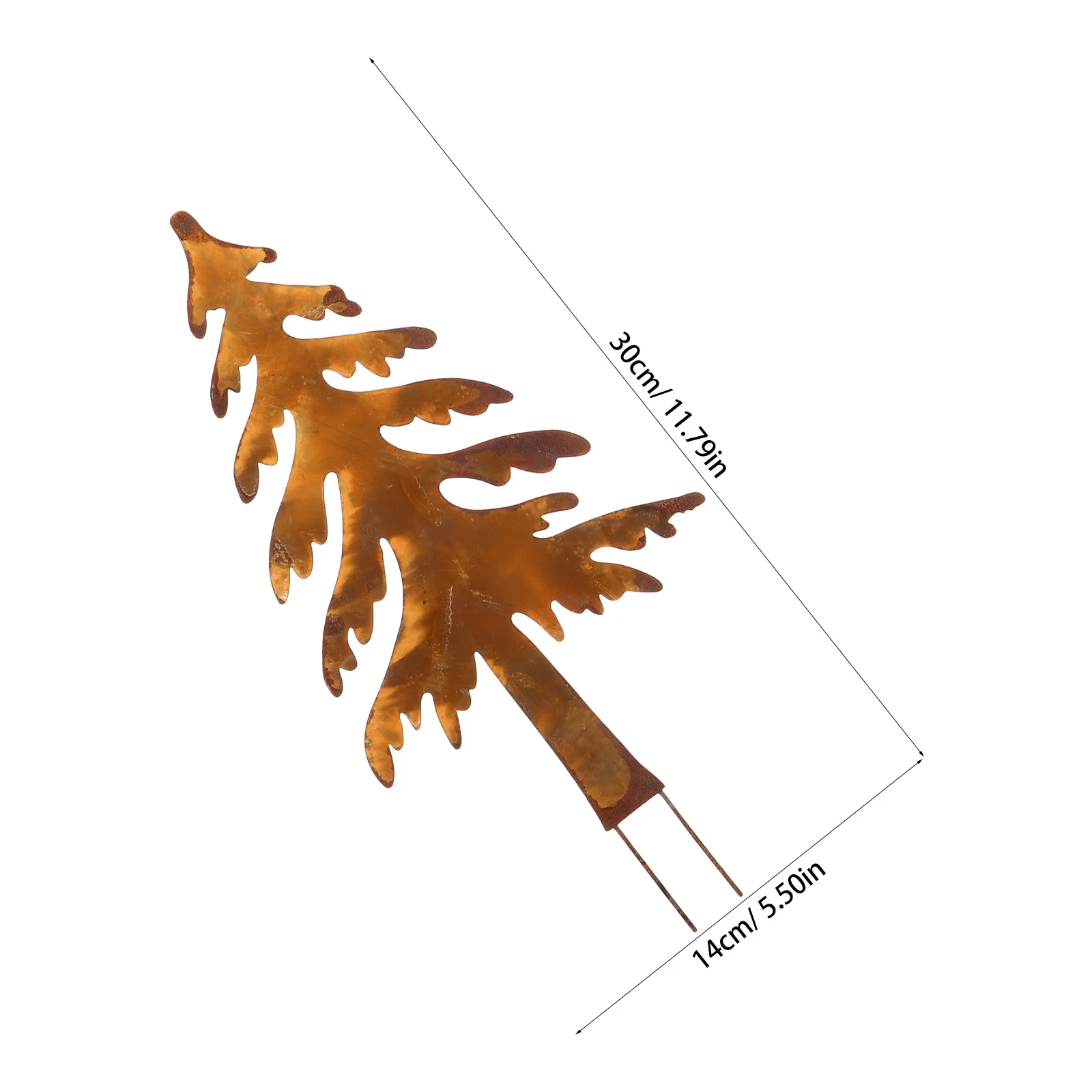 2 قطعة الحديد المعدني الحرفية الديكور صدئ حديقة حصص خمر ديكور خارجي لعيد الميلاد هالوين ساحة مسار زهرة السرير