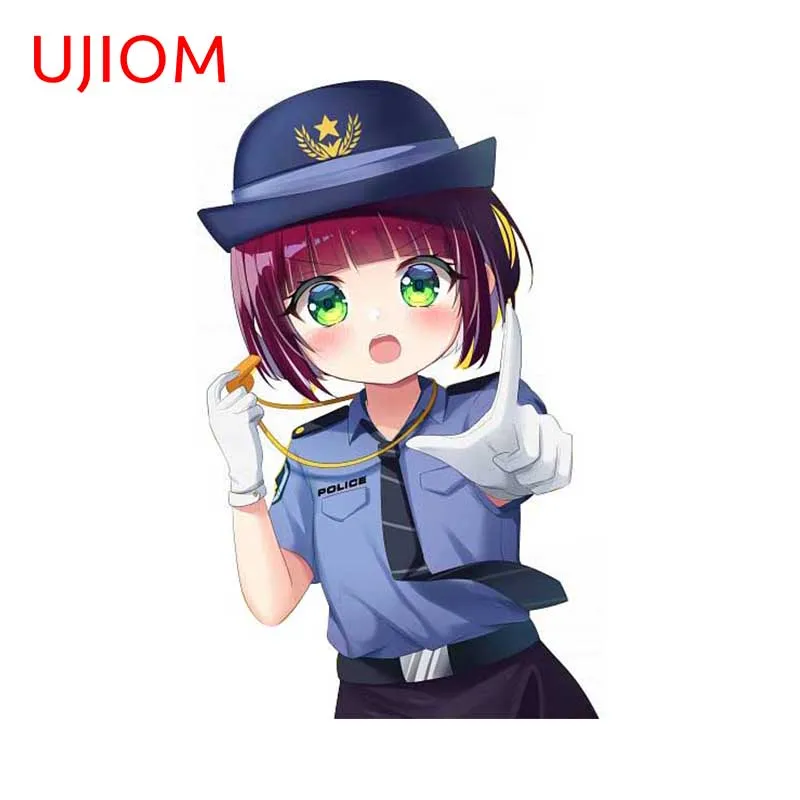 UJIOM 13cm X 8.3cm kreskówka dziewczyna Chibi Loli Nagisa Arcinia naklejki ścienne Graffiti szafa nalepka do łazienki tapety wystrój domu