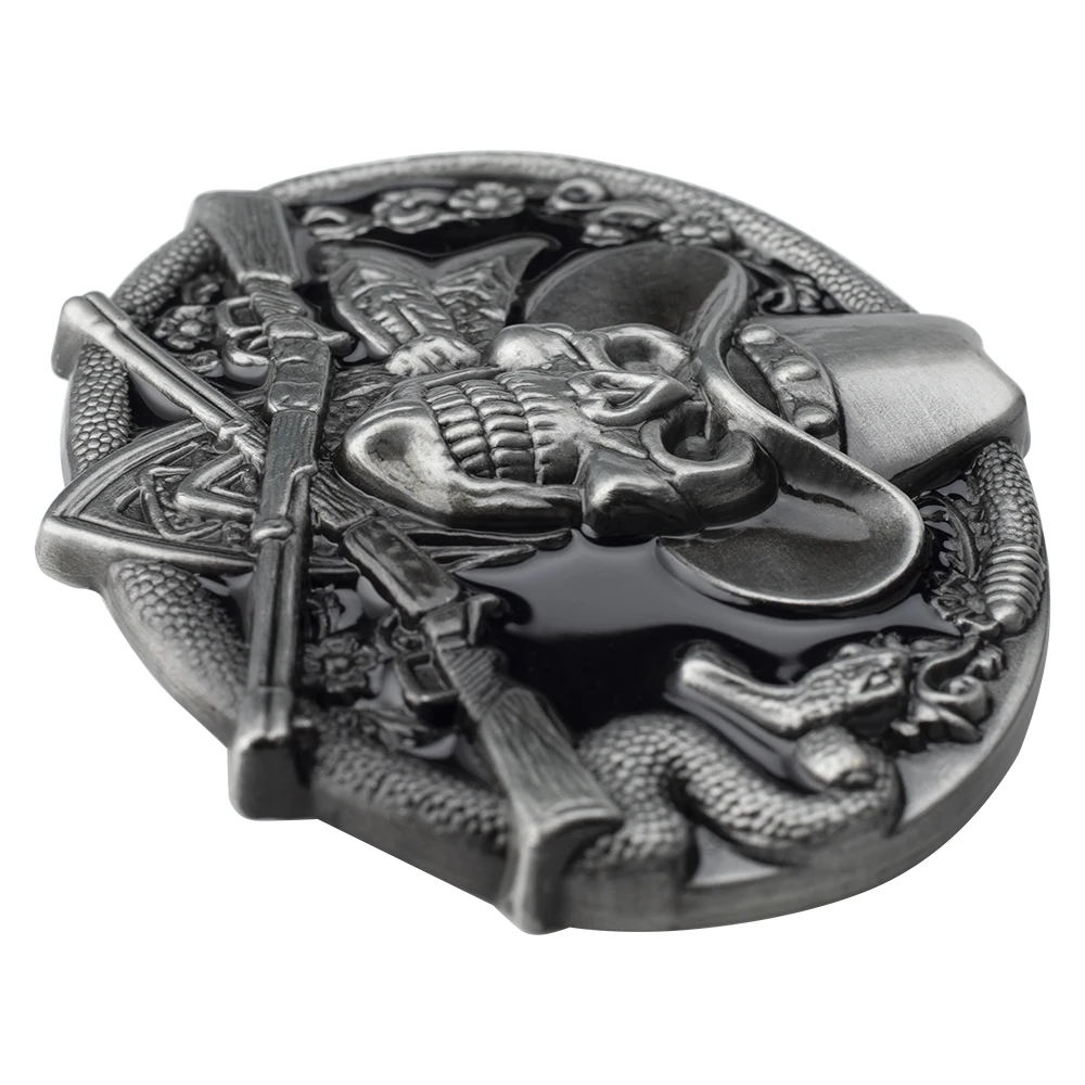 Western Skull Alloy Belt Buckle Cowboy