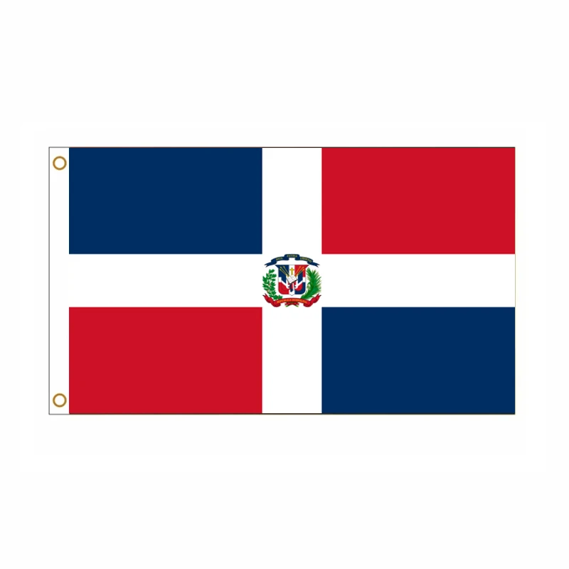5 Pcs/lot Dominican National Flag 90x150cm Dominican Flag The Dominican Republic National Flag wholesale