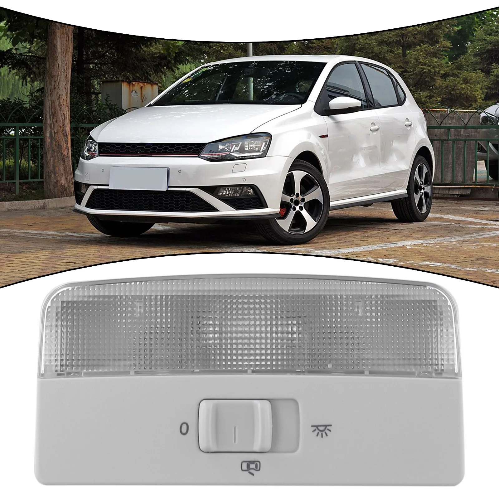 Interior Dome Light Fixture for Polo For Gol T5 Caddy For Skoda 6Q0947105M Modern Aesthetic Meets Practical Functionality