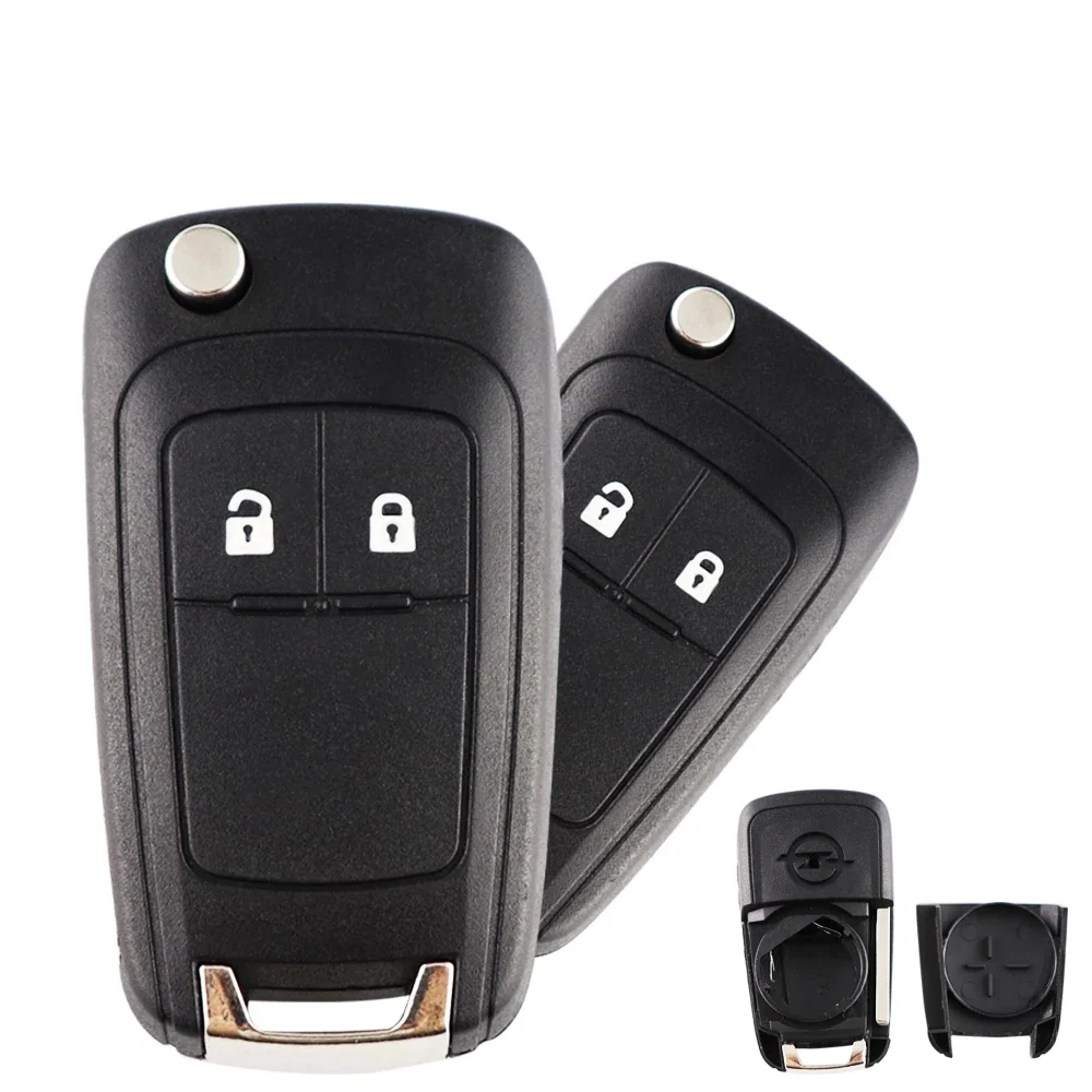 

For Opel Vauxhall Insignia Astra J Zafira C Mokka For Chevrolet Cruze Epica Lova Camaro Impala Car Flip Folding Key Case