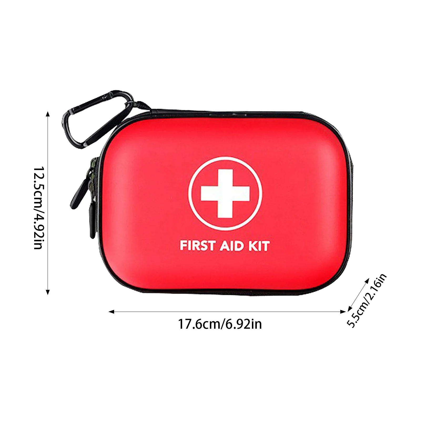 Travel Portable First-aid Kit Bag Lightweight Durable Utility Pouch Bag for Road Trips Backpacking