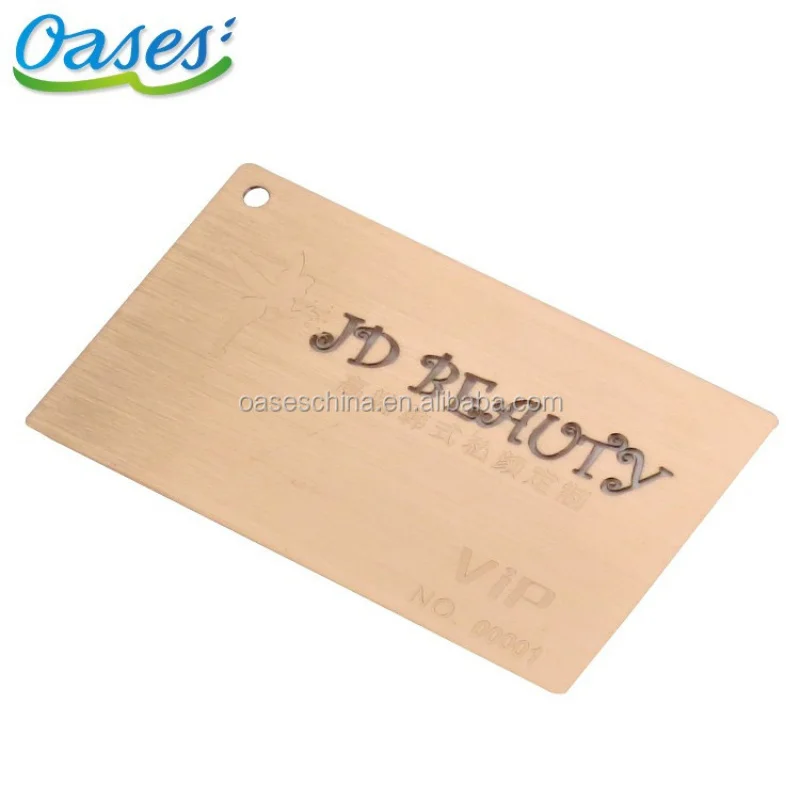 piecesCustom Engraved Metal Business Card Printing Custom