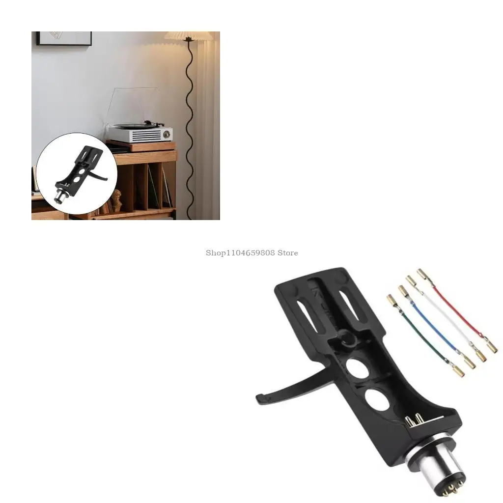 Plattentable Headshell mit Drähtenpatronener Ersatzhalter für den Rekordspieler Phono Patrone Halter