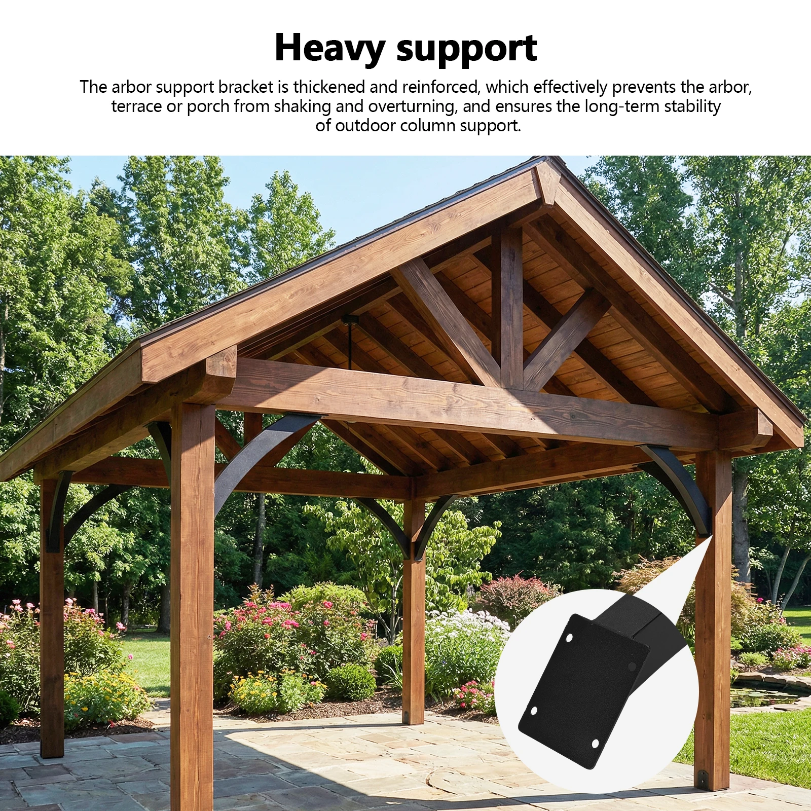 

Комплект кронштейнов для деревянной перголы 4x4 дюйма (реальные 3.2x3.2 дюйма), угловой кронштейн для перголы с монтажными винтами для беседок, навесов и аксессуаров