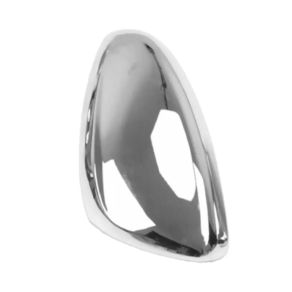 

1 Pair Silver Clip-On Rearview Side Mirror Cover Cap Trim ABS Fit for Peugeot 208 2008 Citroen C3 2016 2017 2018