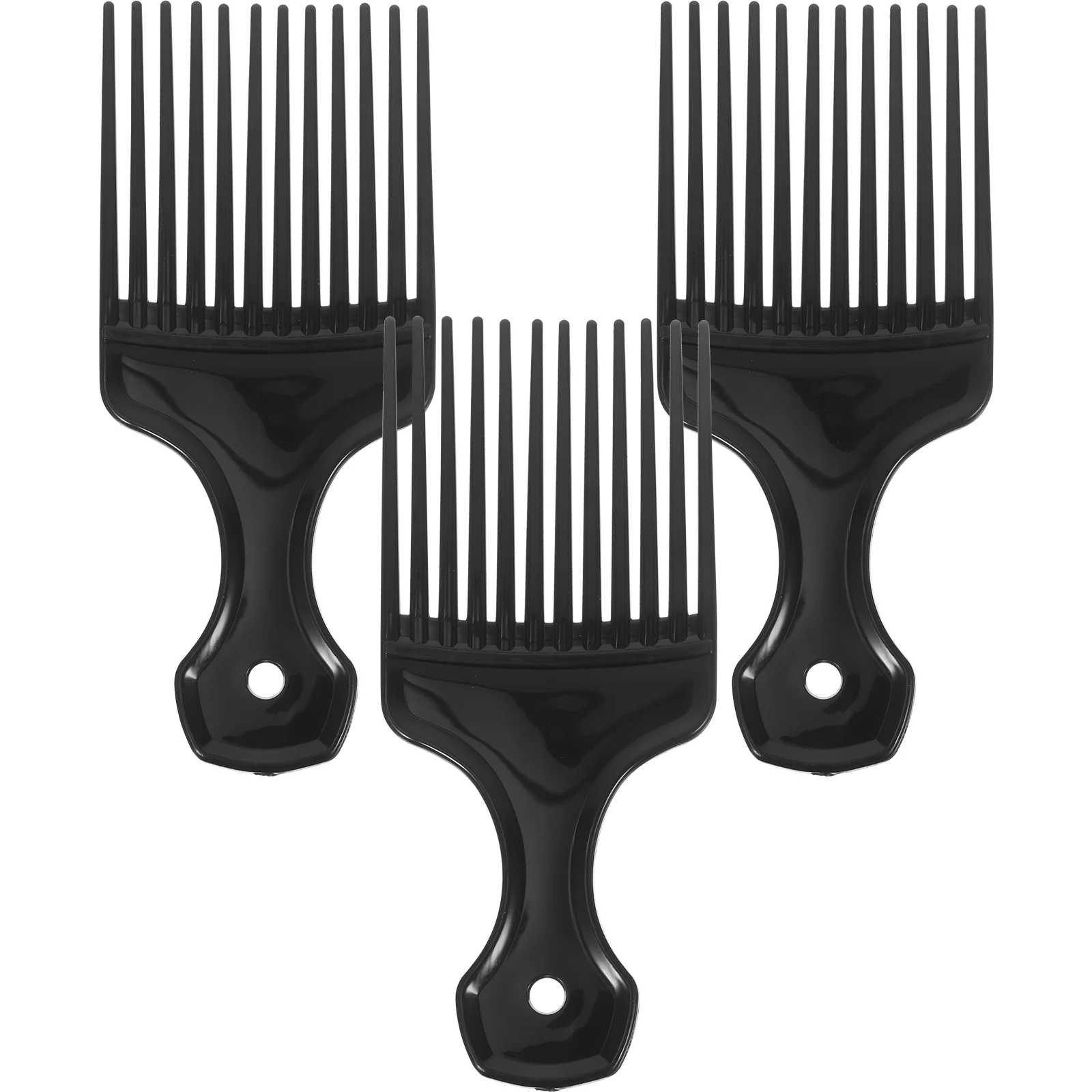 3 Pcs Hair Detangling Comb Rake Wide Curls Hairdressing Brush Professional Personal