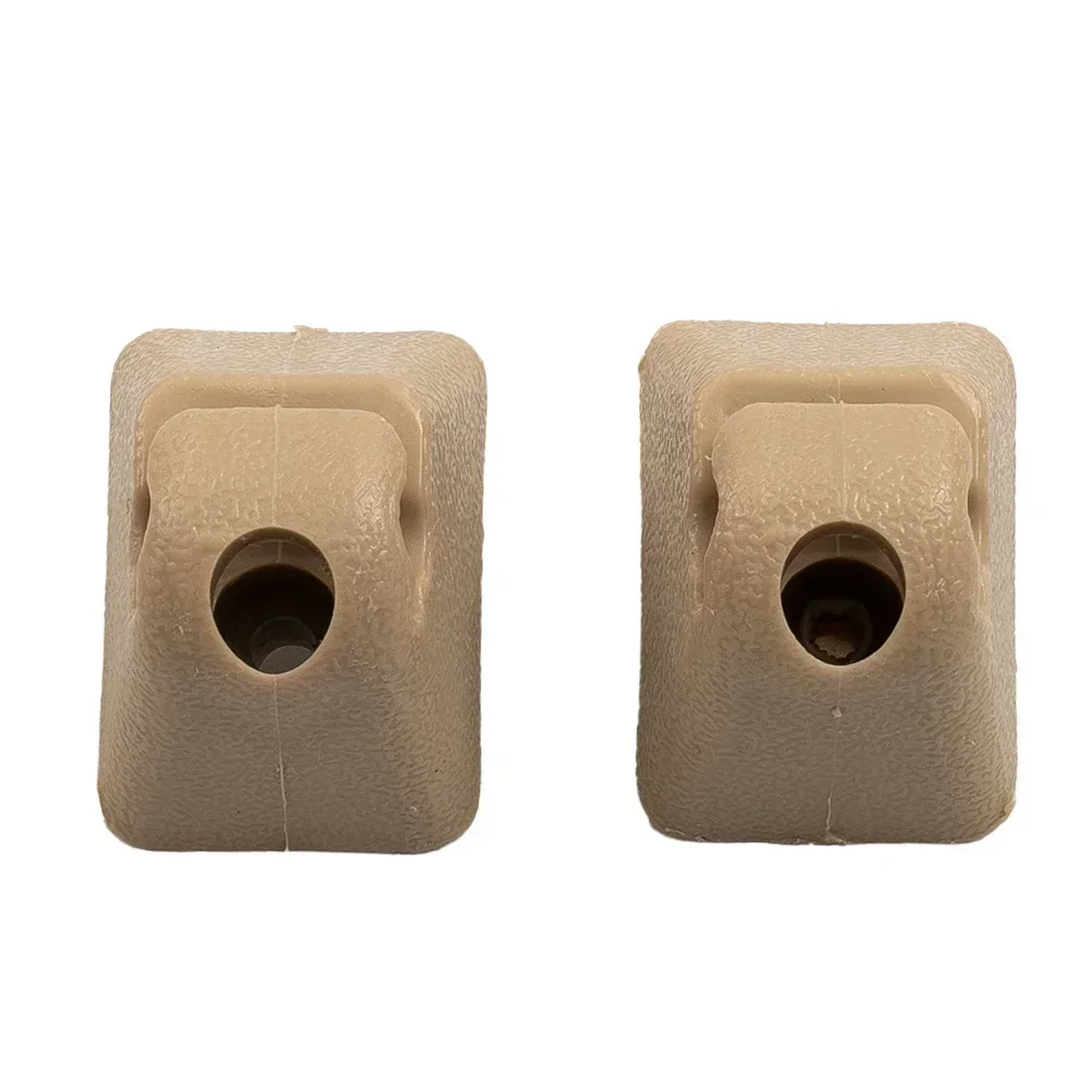 

New Sun Visor Clip Holder Clip Sun Visor Clip SunVisor Clip 1 Pair ABS Beige Holder Clip For Astra For Carlton