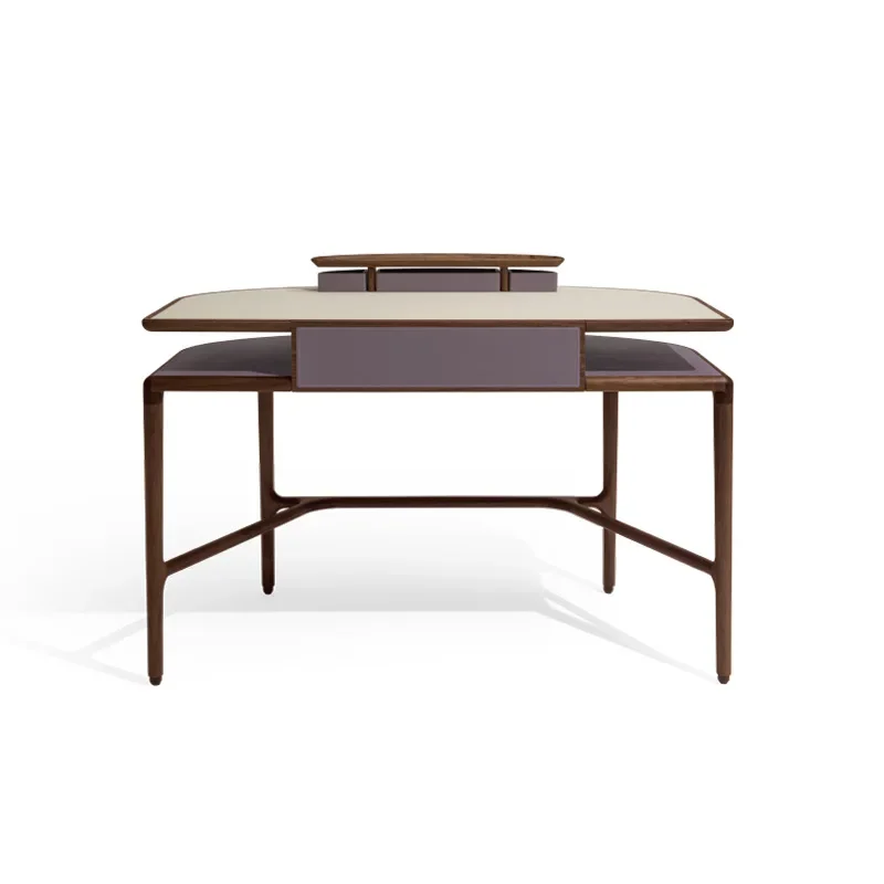 Table Italian sim ple designer solid wood writing ta ble dresser imported furniture repl ica