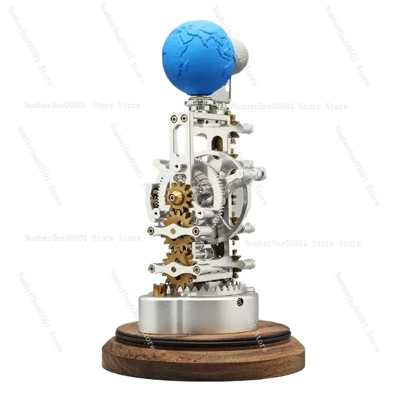 Metal Tourbillon Precision Mechanical Model, Dynamic Art Craft Ornament