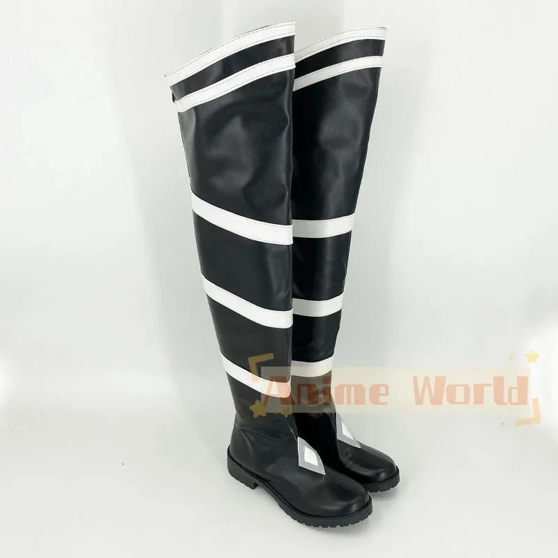 Frieren: Beyond Journey's End Sousou no Frieren Aura 신발 코스프레 부츠 할로윈 카니발 부츠 맞춤 제작