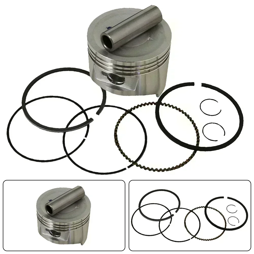 Piston & Rings Kit 60mm Bore Gudgeon Pin & Clips For Honda GX120 Engine 13101-ZH7-010 4310 Garden Power Tool