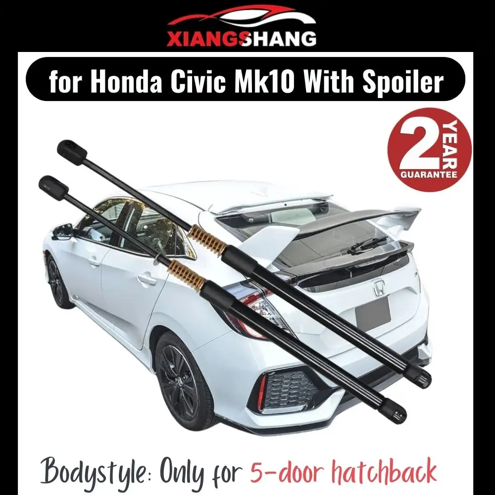 

2pcs Rear Tailgate Damper for Honda Civic Mk10 (FK4/FK7/FK8) Hatchback WITH SPRING Trunk Boot Gas Charged Gas Struts