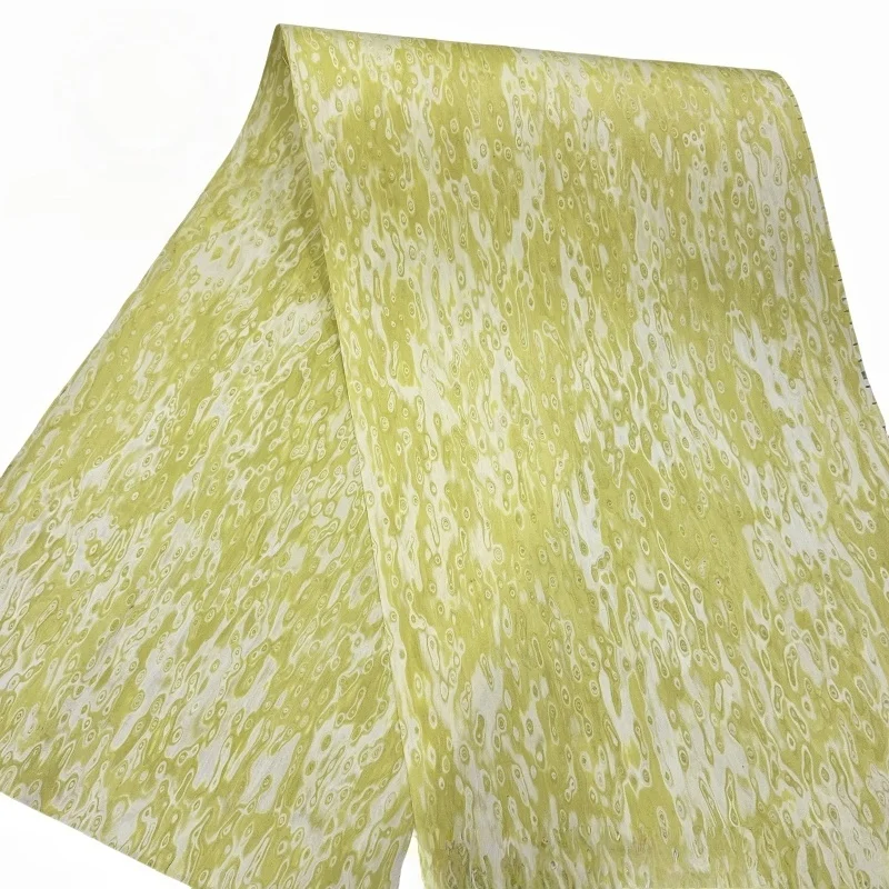 

ALPI Lime Yellow Cat Eye Wood Veneer Bird Eye Panel Furniture Cabinet Decor Craft DIY Wall Paneling Veneer L:2.5MetersX590X0.5mm