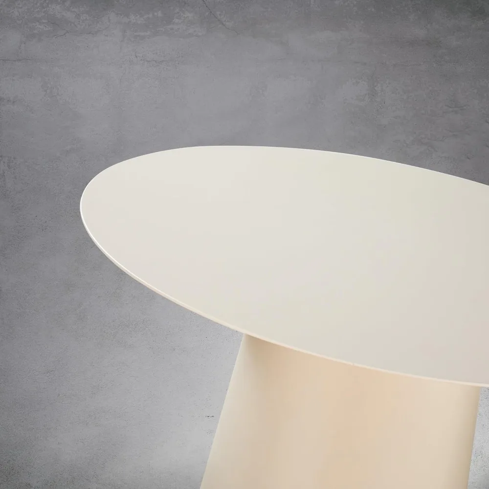 طاولة قهوة مستديرة صغيرة حديثة W24 في طاولة جانبية بيضاء مع حديد لغرفة المعيشة وغرفة النوم #5