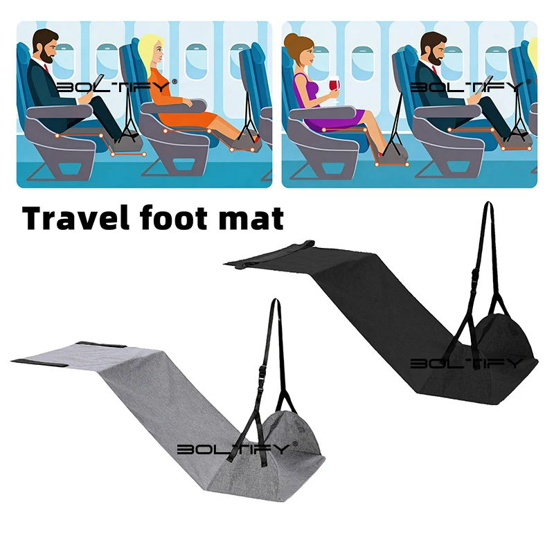 Portable Airplane Foot Rest Hammock Speed Train Bus Car Adjustable Footrest Hanger Travel Children Sleep Office Hammock