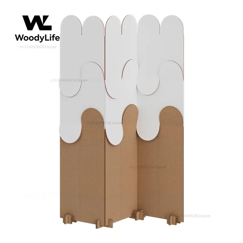 Module Screen Partition Foldable Living Room Entrance Entrance Japanese-style Home Modern Office Simple