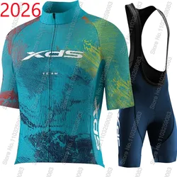 2026 Qazaqstan Team Cycling Jersey Set Short Sleeve Mark Cavendish XDSful Clothing Men Road Bike Shirts Suit Bicycle Shorts Ropa