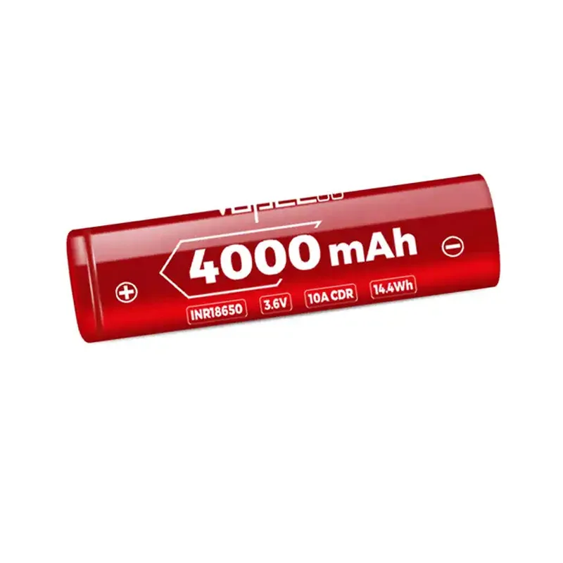 Highest Capacity Vapcell 18650 Battery 4000mah N40 INR 18650 10A 3.6V Li-ion Reachargeable Batteries For Flashlight VapeMod