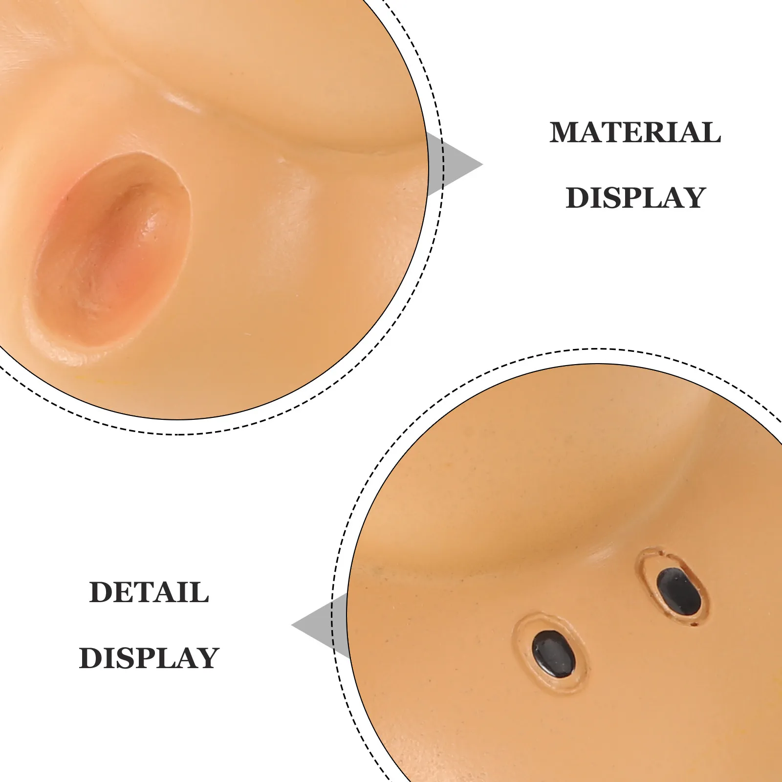 4 Piezas de Accesorios para la Cara de Gnomos, Piezas de Resina con Expresiones Faciales Detalladas, Suministros para Manualidades de Gnomos de Pascua y San Valentín, Kit de Bricolaje para Duendes