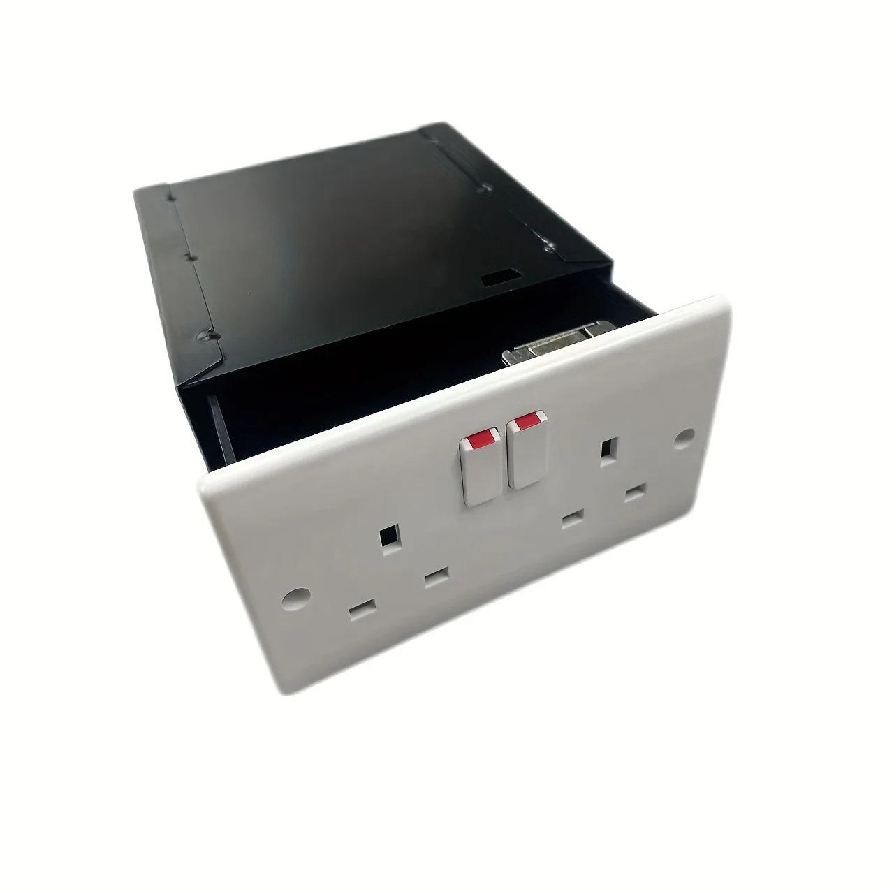 New British Style Wall Hidden Safe, Home Concealed Storage Socket Box for Jewelry, Cash and Valuables