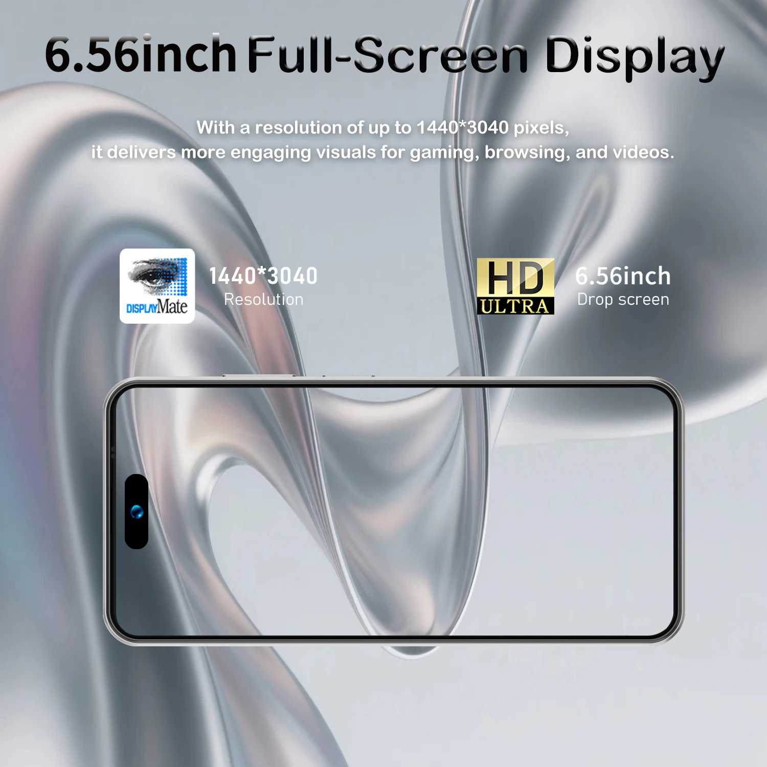 SURGAZE Global Version i17Promax Smartphone 5G Android12 5000mAH 12GB RAM 512GB ROM 6.56Inch 24+48MP 5G Network Mobile Phone