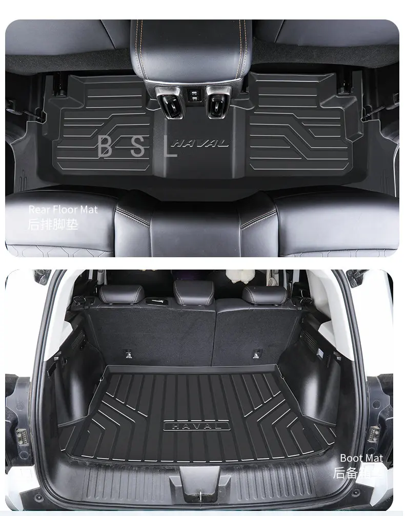 Use for Haval Dargo floor mats custom car All-Weather car foot pad Fit For Haval Dargo dog waterproof trunk mat car floor mats