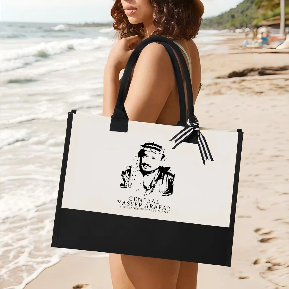 

GENERAL YER ARAFAT 2026 Новое поступление, модная практичная просторная многоразовая большая сумка с принтом, 2-цветная сверхпрочная большая сумка