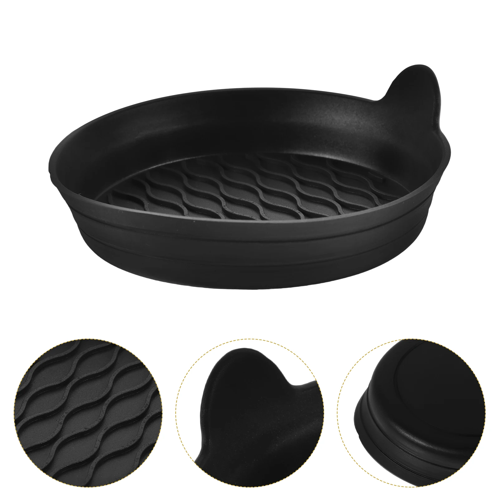 

4pcs Silicone Car Cup Holder Placemat Anti-Slip Heat Resistant Reusable Drink Coaster Round Cup Pad For Phone Keys Storage