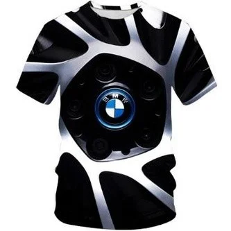 

Летняя футболка BMW Marathon Event, мужская футболка, модная футболка с принтом BMW, впитывающая пот, дышащая