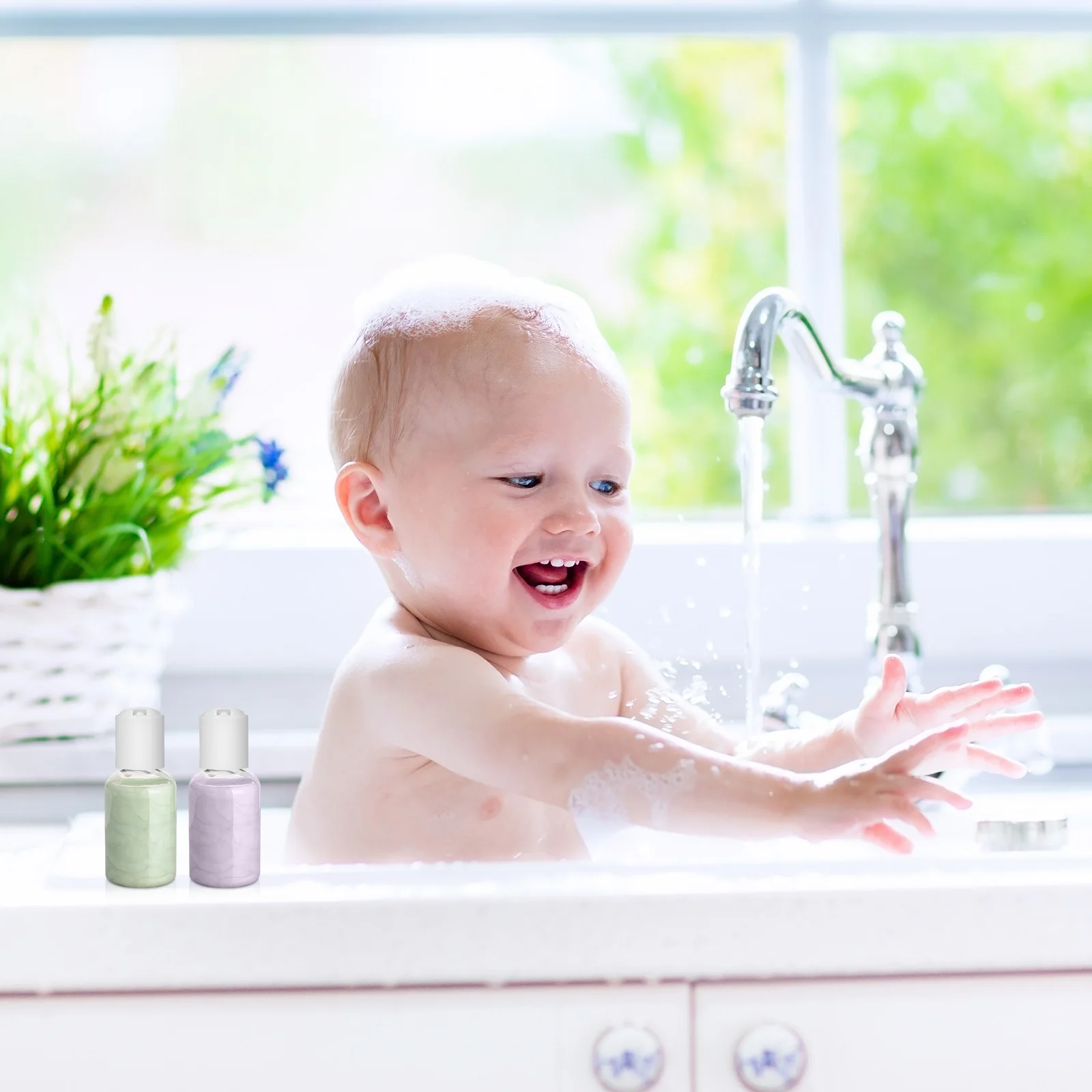 

20pcs 50Ml Empty Sub Bottle Refillable Travel Lotion Container Portable Leak-Proof Dispenser Emulsion Bottle Skincare