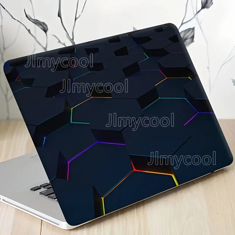 2Pcs Cultural Pattern Coated Laptop Skin Patch  Waterproof and Scratch resistant Art Sticker Suitable for Laptop Car Helmet