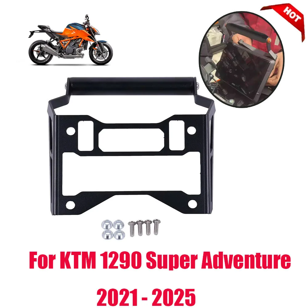 

For KTM 1290 Super Adventure S R ADV 2021 - 2025 Motorcycle Accessories Phone Holder Stand GPS Navigation Plate Bracket Support