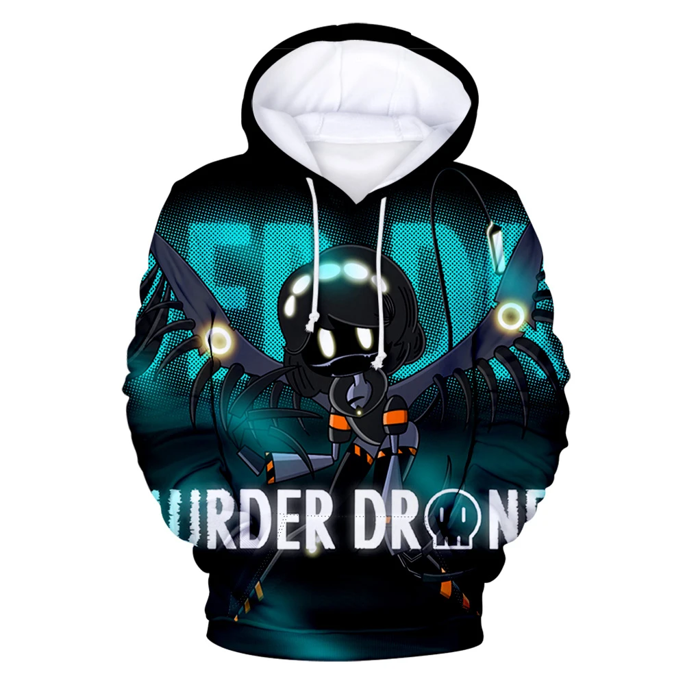 Murder Drones Hoodies Anime 3D Print Streetwear Men Women Fashion Oversized Sweatshirts Hoodie Kids Pullovers Tracksuit Clothing